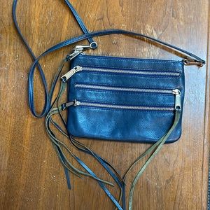 Women’s Rebecca Minkoff Leather Crossbody Bag Navy
